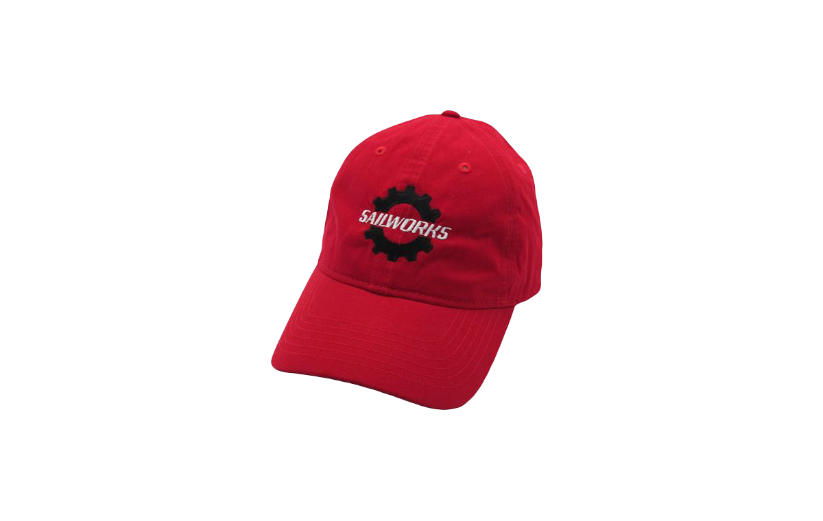 Sailworks Logo Hat - Red