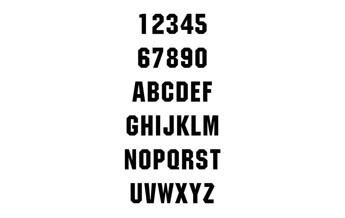 Sail Numbers, 10inch, per digit