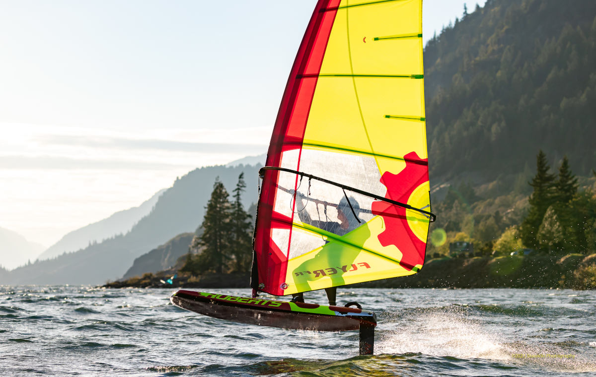 the Sailworks Flyer Windfoil Sail Sailworks Flyer FR Windfoil Sail